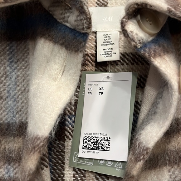 H&M wool shacket - Picture 3 of 7